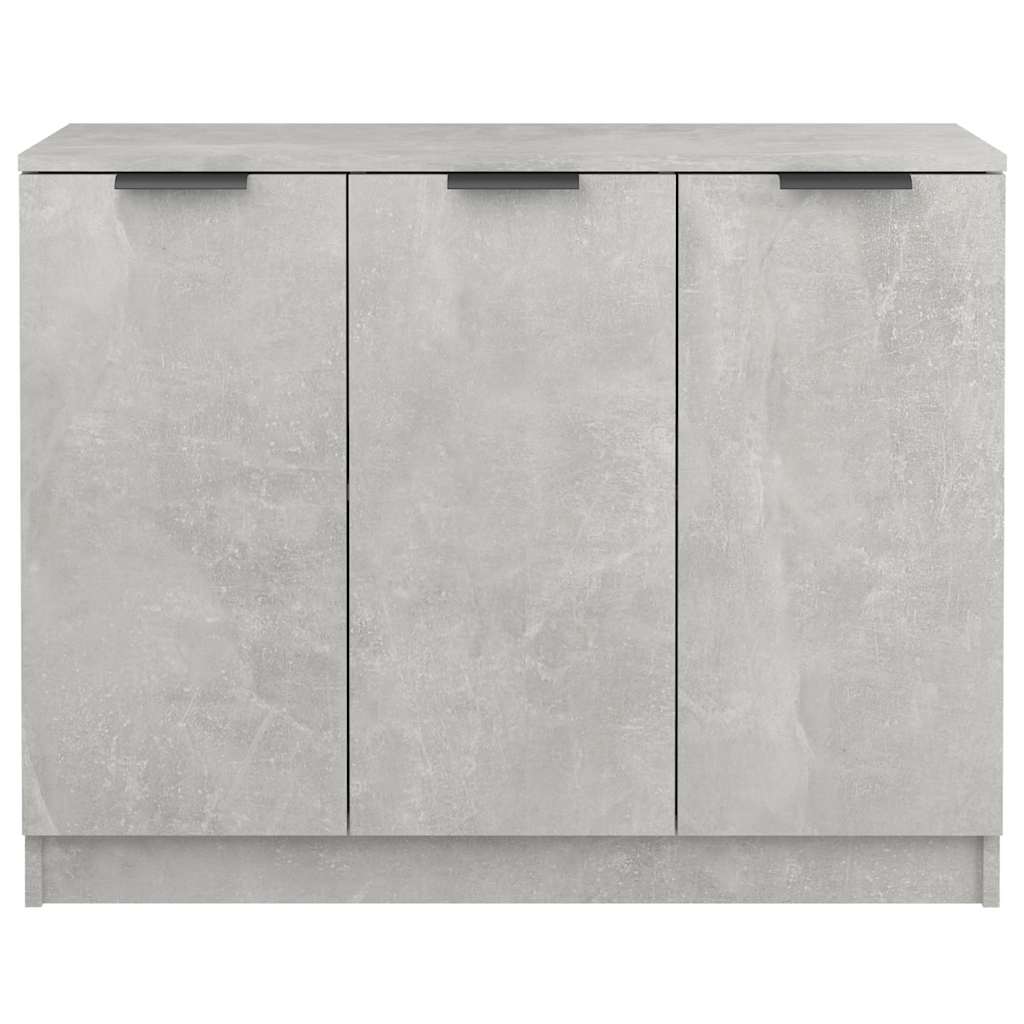 Sideboard, concrete gray, 90.5x30x70cm, engineered wood