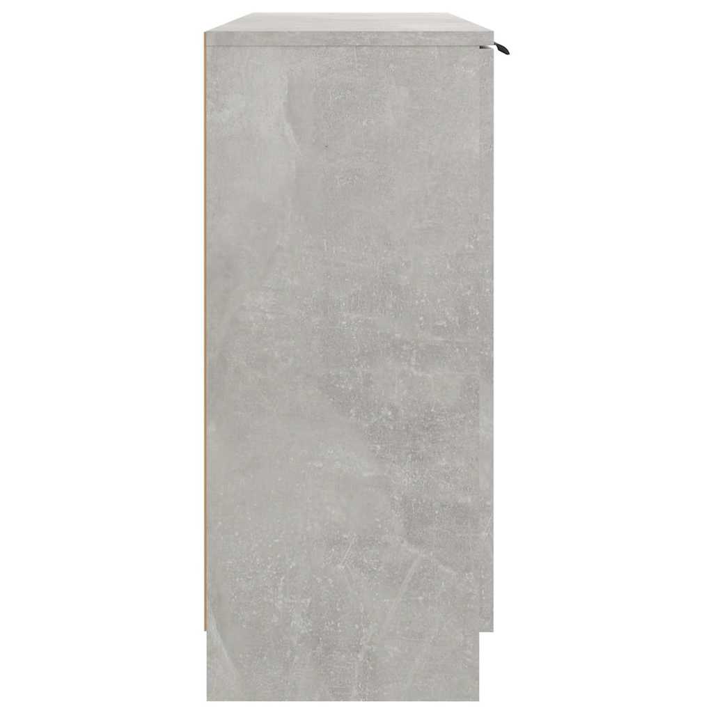 Sideboard, concrete gray, 90.5x30x70cm, engineered wood