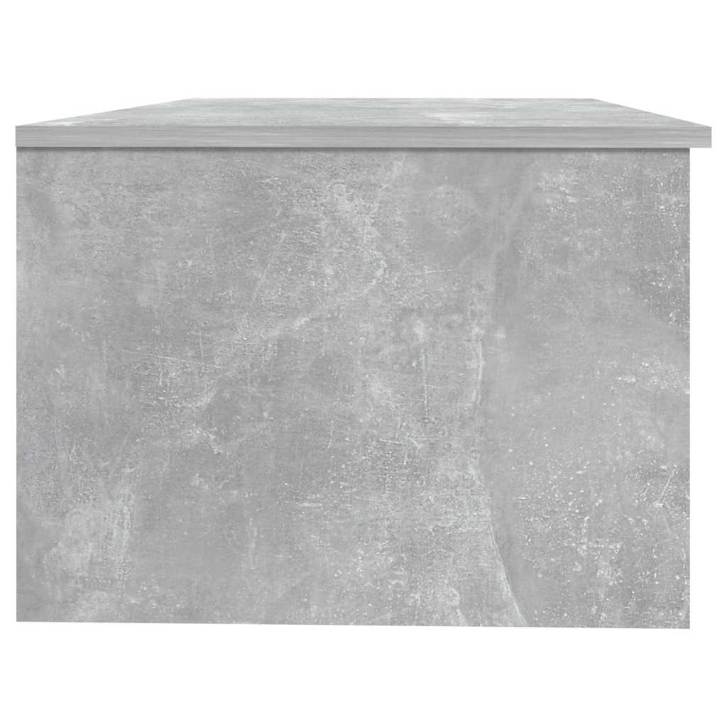 Kavos staliukas, betono pilkas, 102x50x36cm, apdirbta mediena