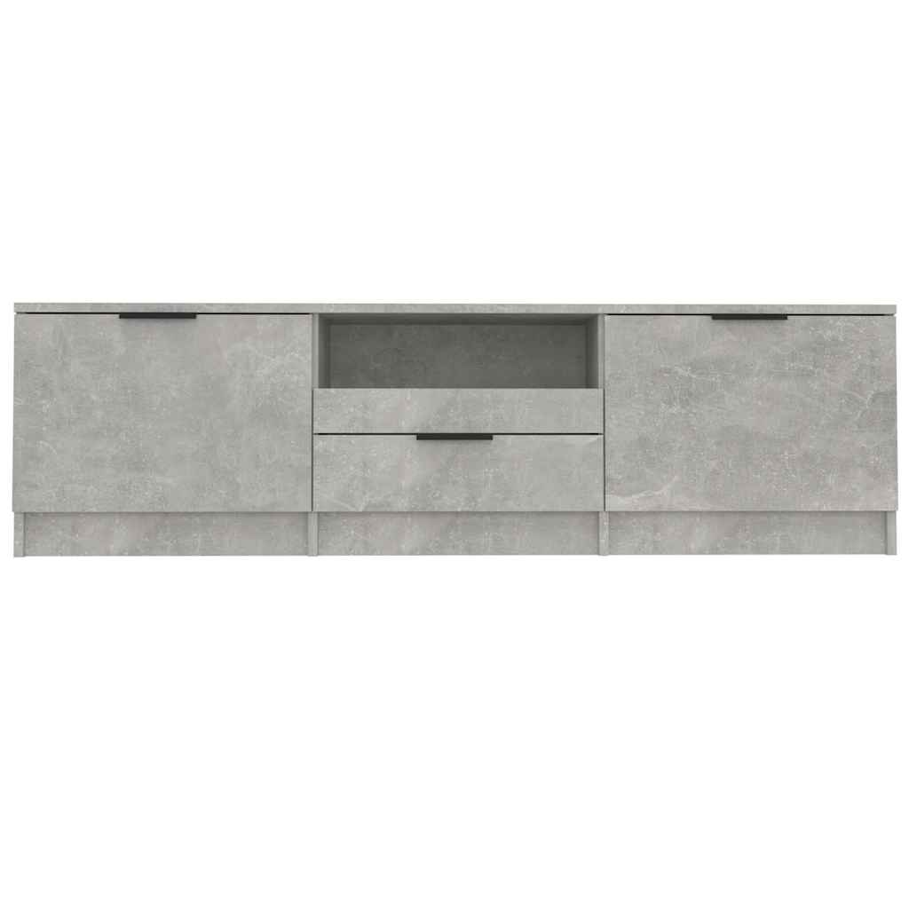 TV cabinet, grey, 140x35x40cm, engineered wood