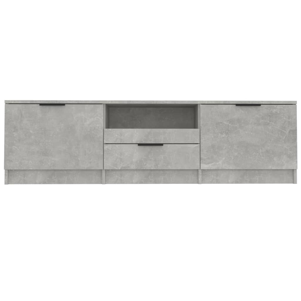 TV cabinet, grey, 140x35x40cm, engineered wood