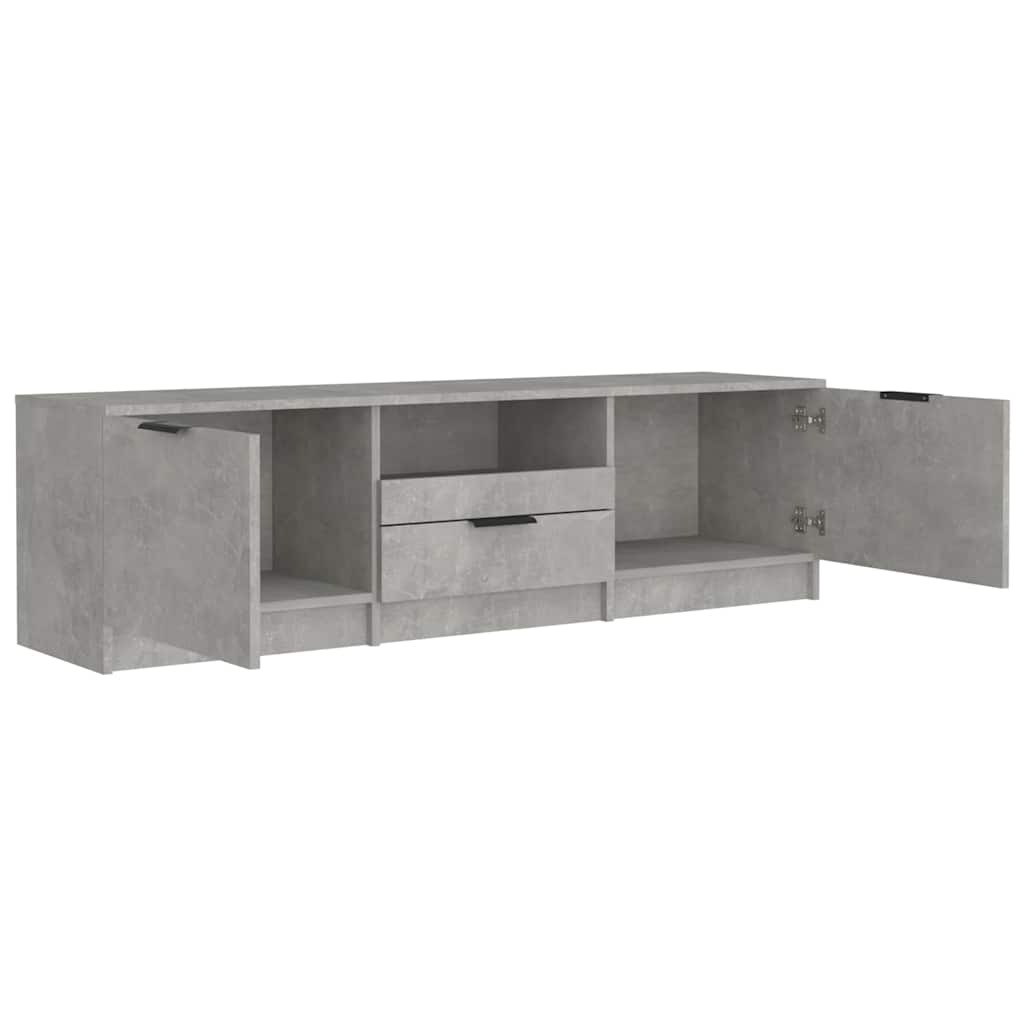 TV cabinet, grey, 140x35x40cm, engineered wood