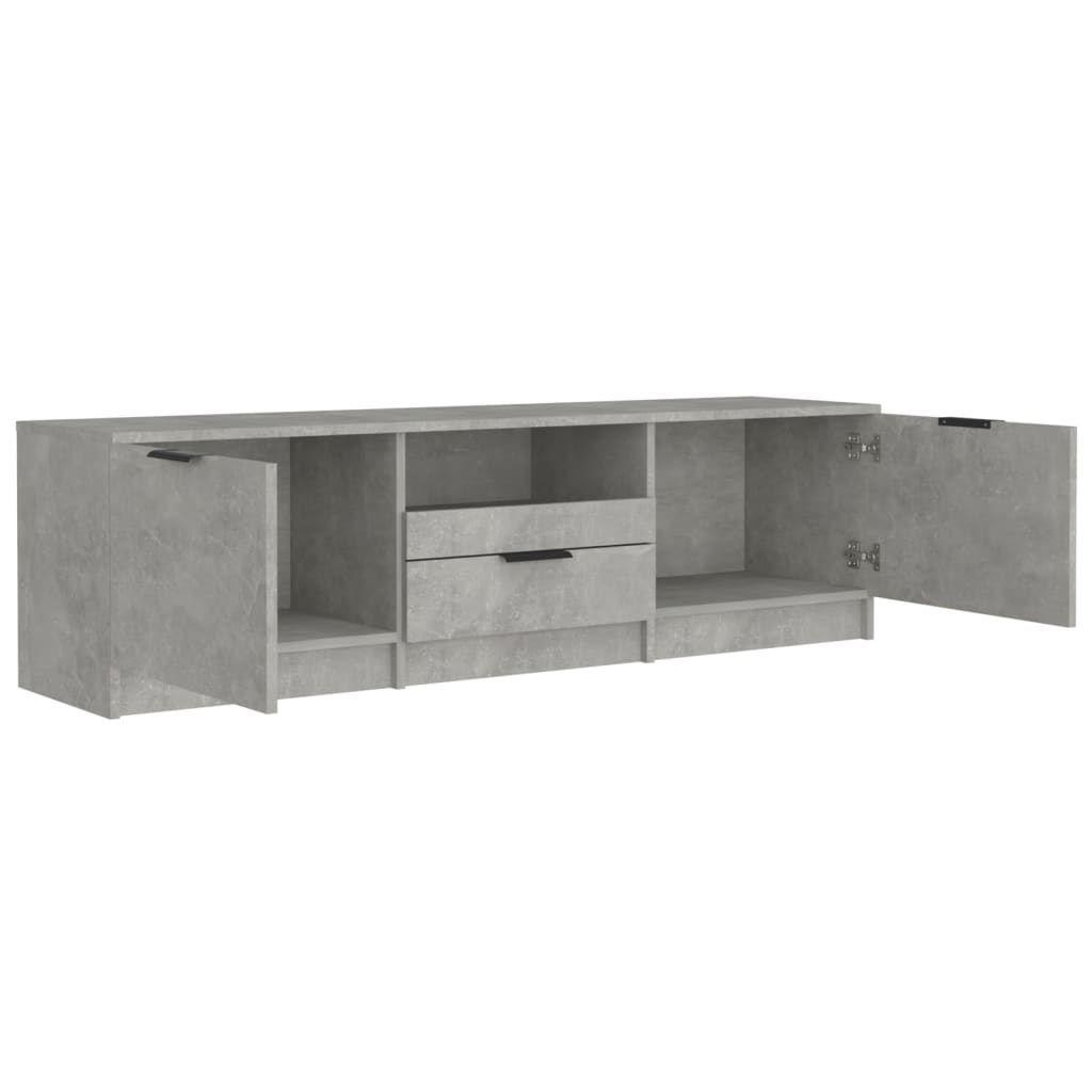 TV cabinet, grey, 140x35x40cm, engineered wood