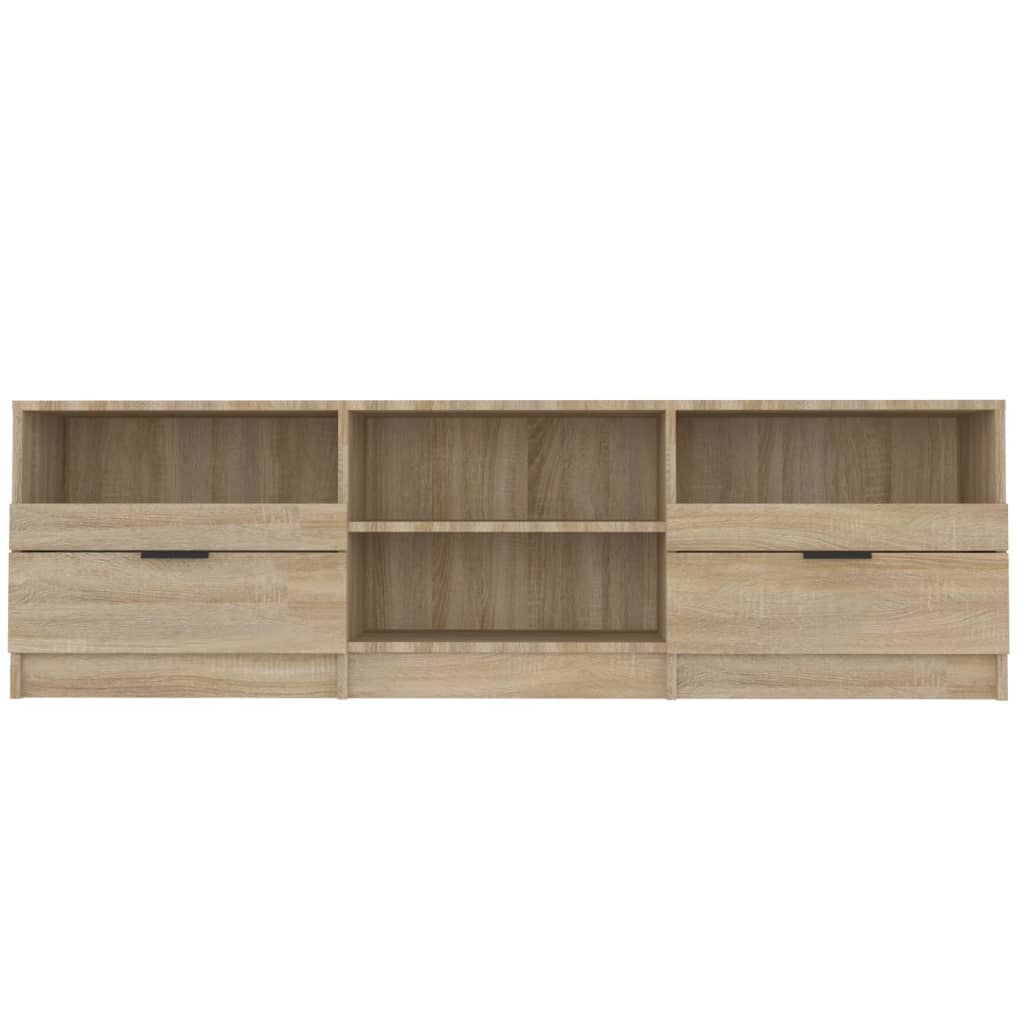 TV stand, oak, 150x33.5x45cm, treated wood