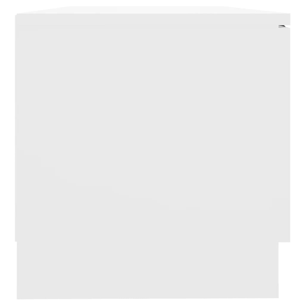 Televizoriaus spintelės, 2vnt., baltos, 80x35x36,5cm, mediena