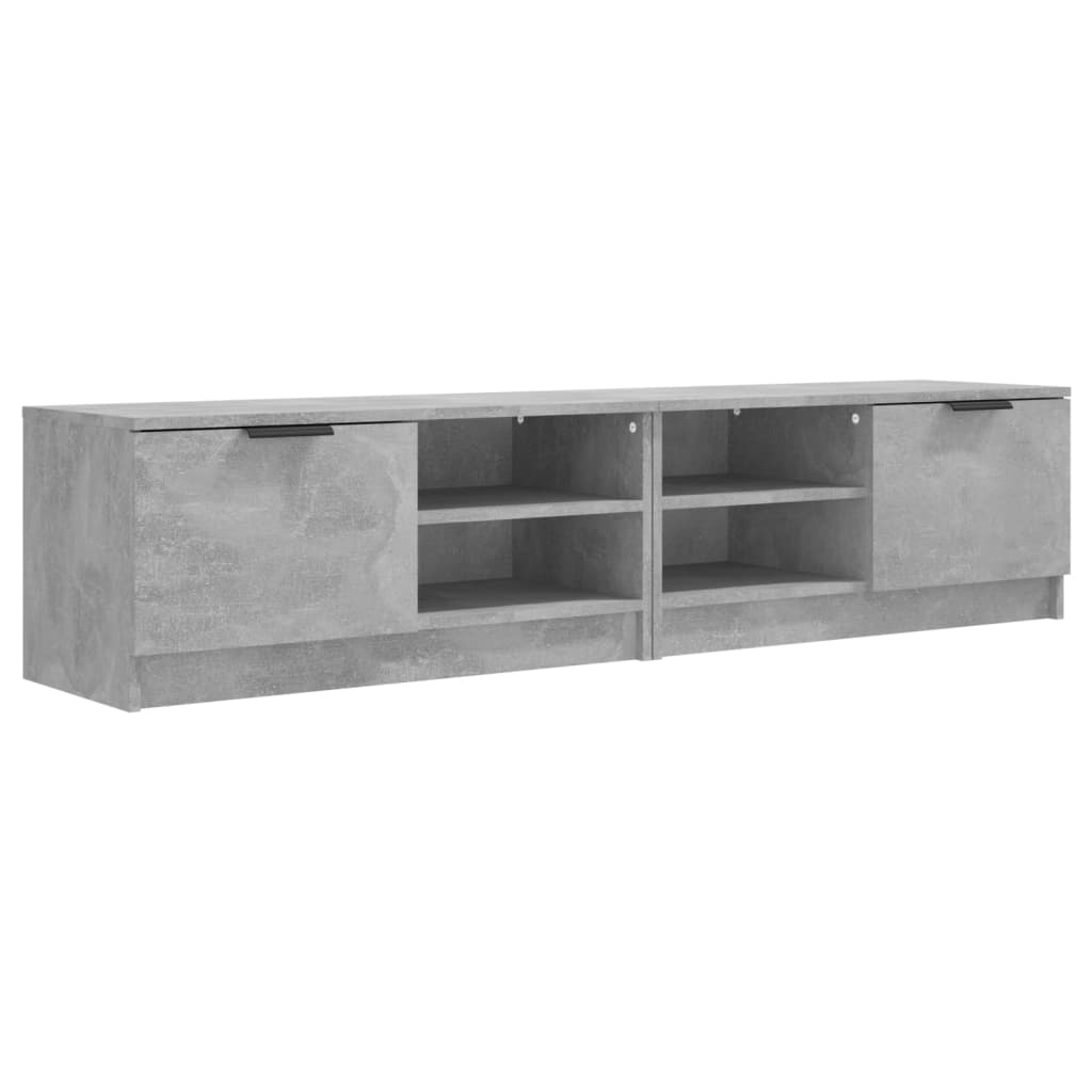 Televizoriaus spintelės, 2vnt., pilkos, 80x35x36,5cm, mediena