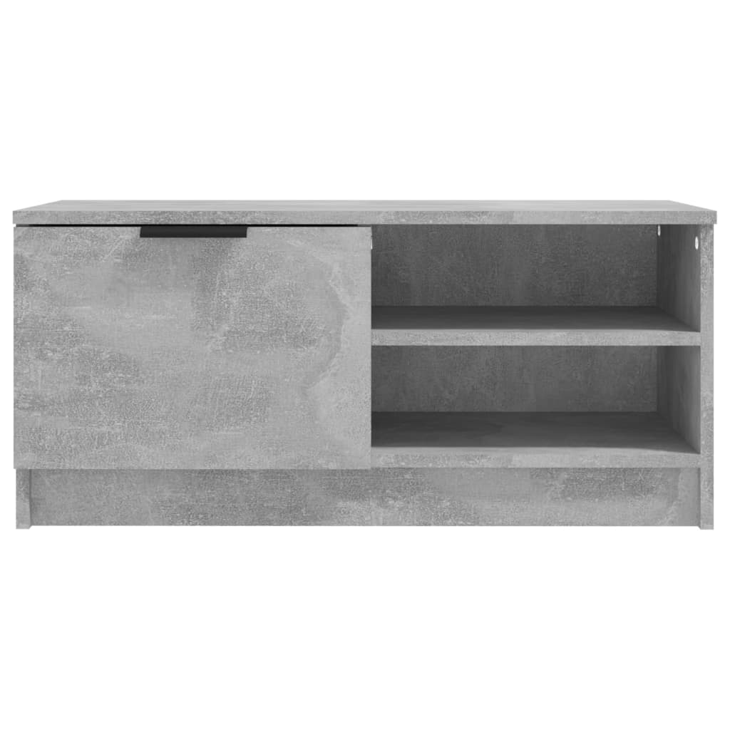 Televizoriaus spintelės, 2vnt., pilkos, 80x35x36,5cm, mediena