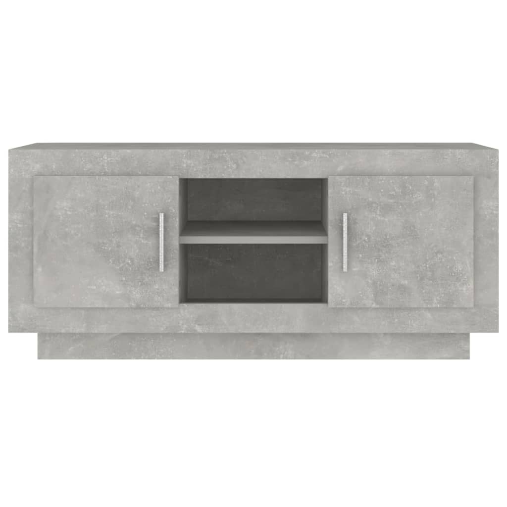 Televizoriaus spintelė, betono pilka, 102x35x45cm, mediena