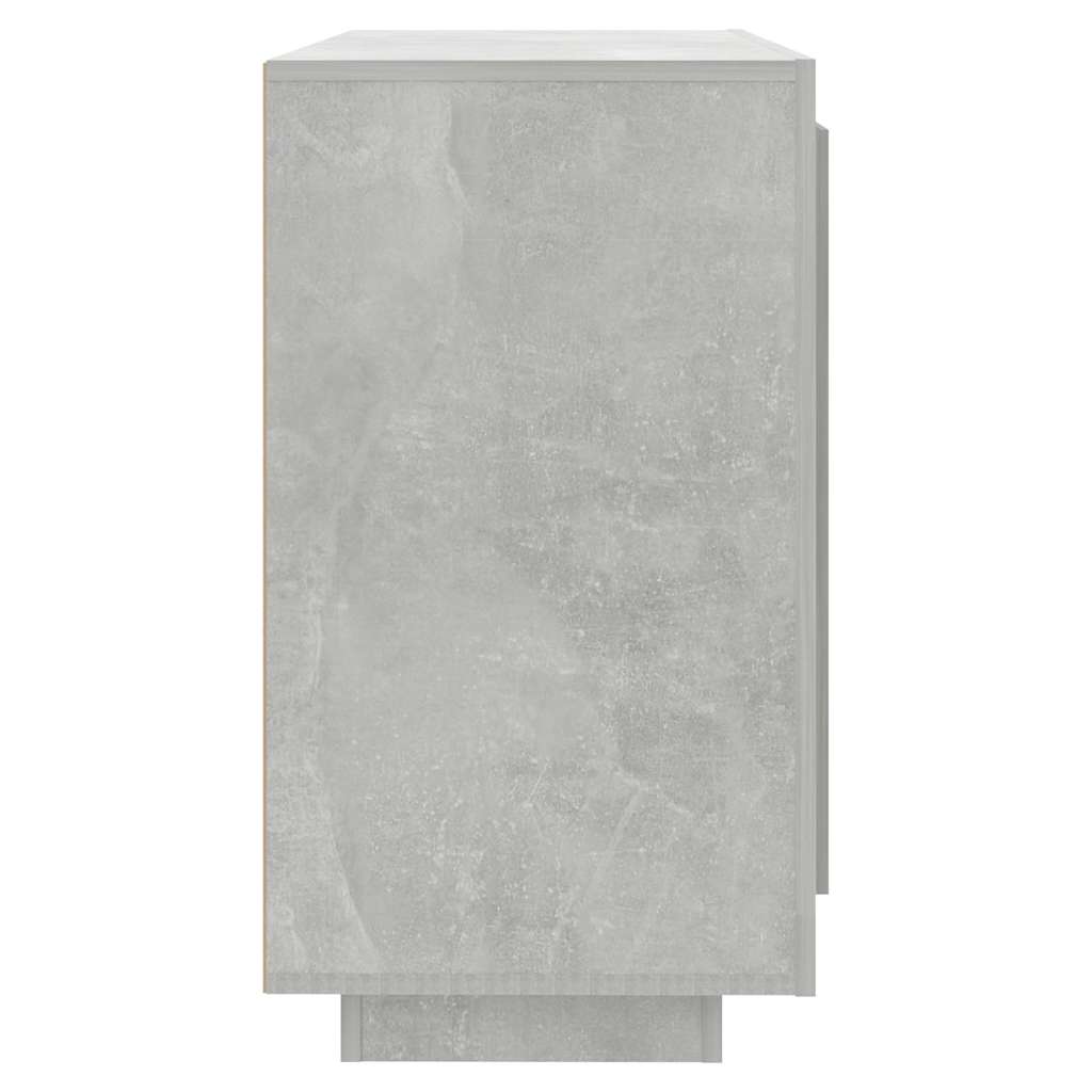 Sideboard, concrete gray, 80x40x75cm, engineered wood