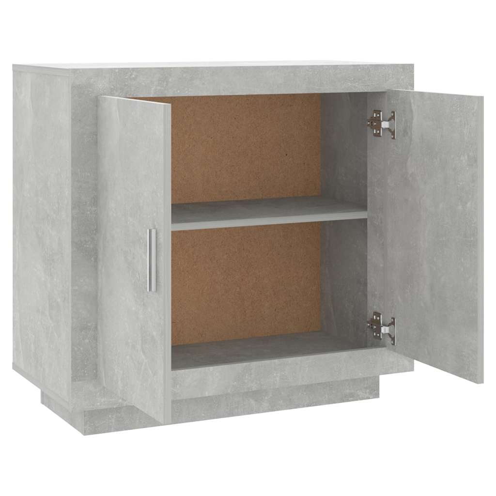 Sideboard, concrete gray, 80x40x75cm, engineered wood