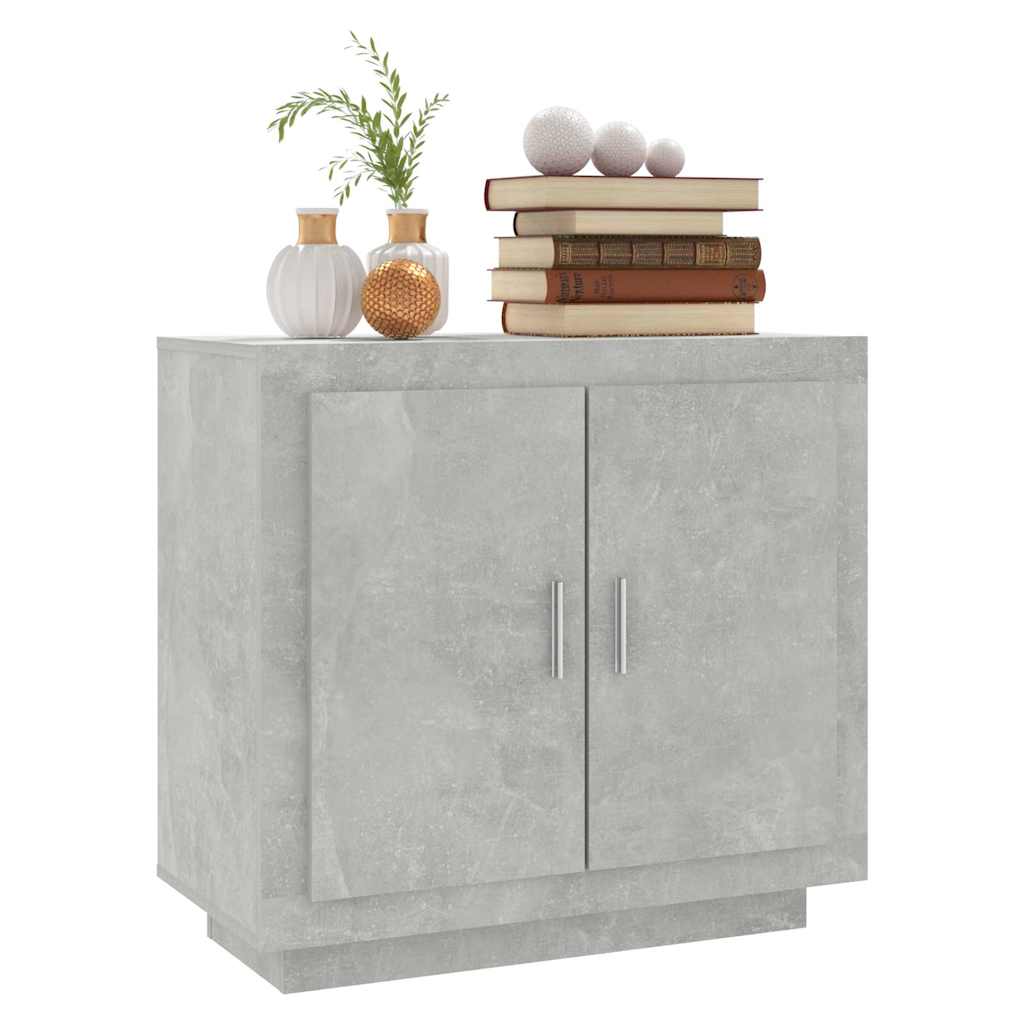 Sideboard, concrete gray, 80x40x75cm, engineered wood