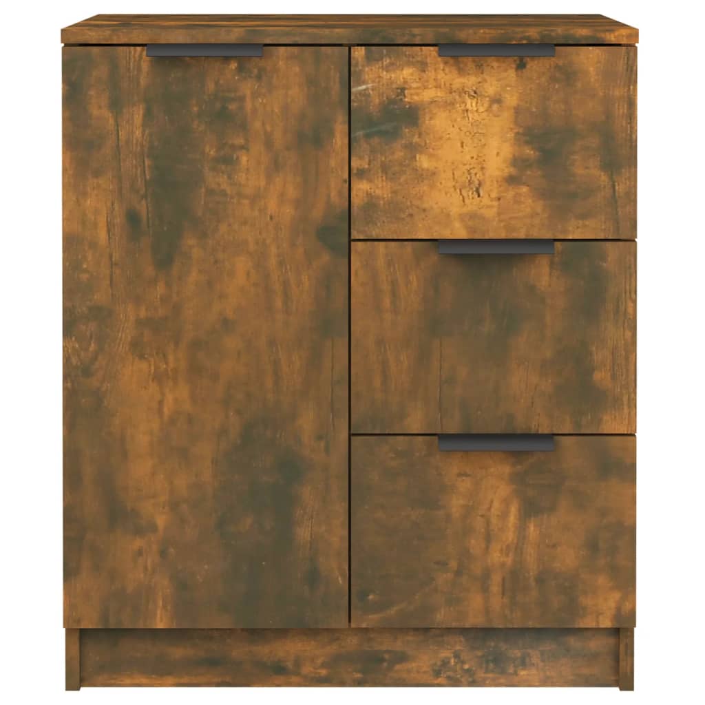 Sideboard, smoky oak, 60x30x70cm, engineered wood