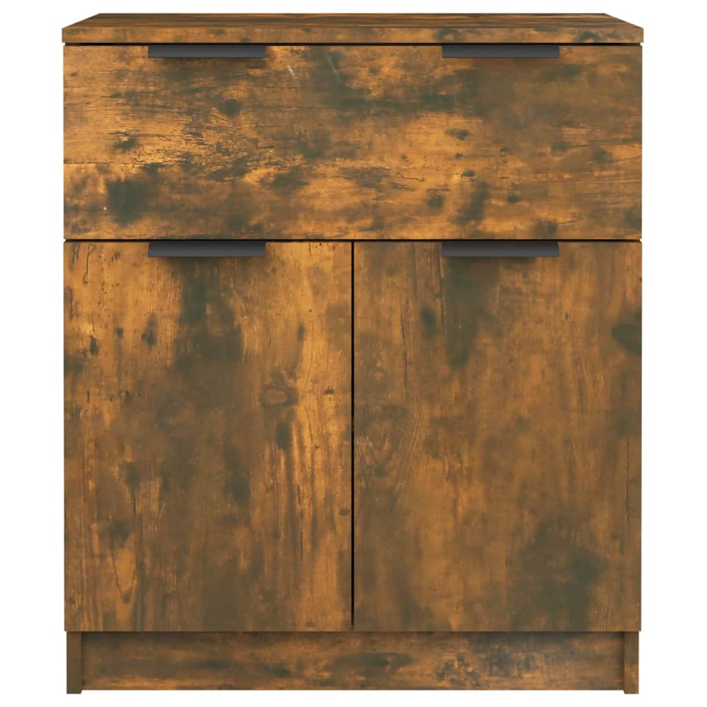 Sānu skapītis, dūmu ozols, 60x30x70cm, apstrādāta koksne