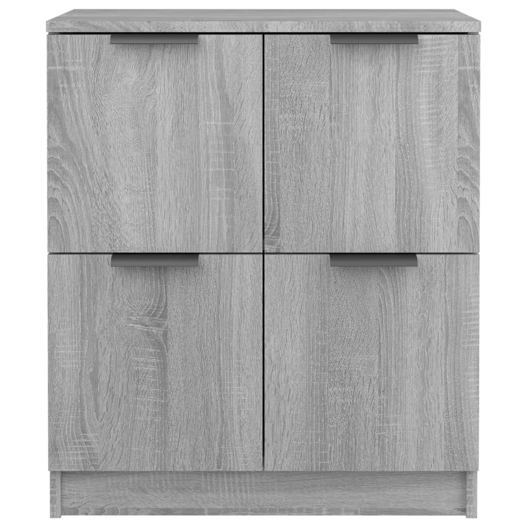 Sideboard, gray oak, 60x30x70cm, engineered wood