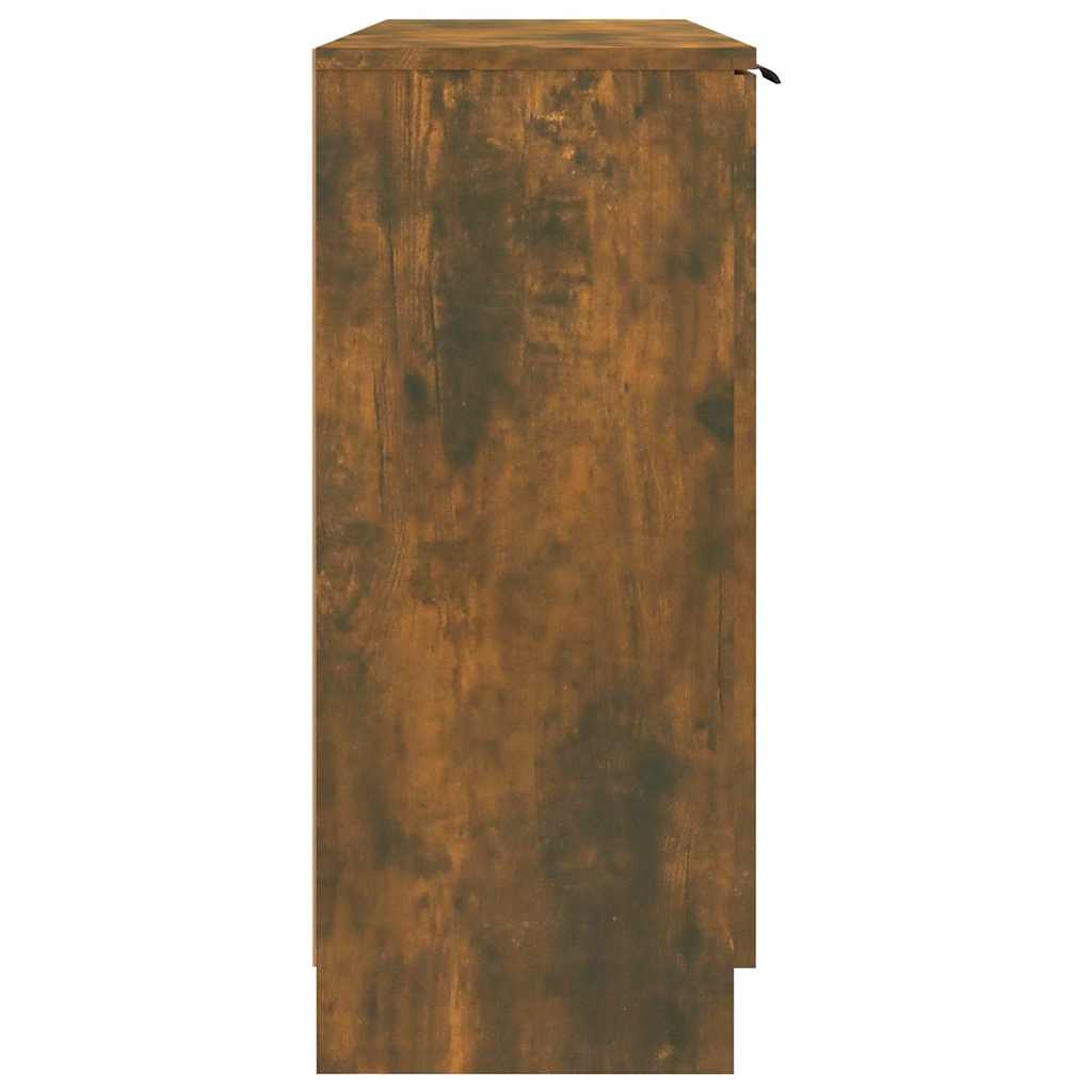 Sideboard, smoky oak, 90.5x30x70cm, engineered wood