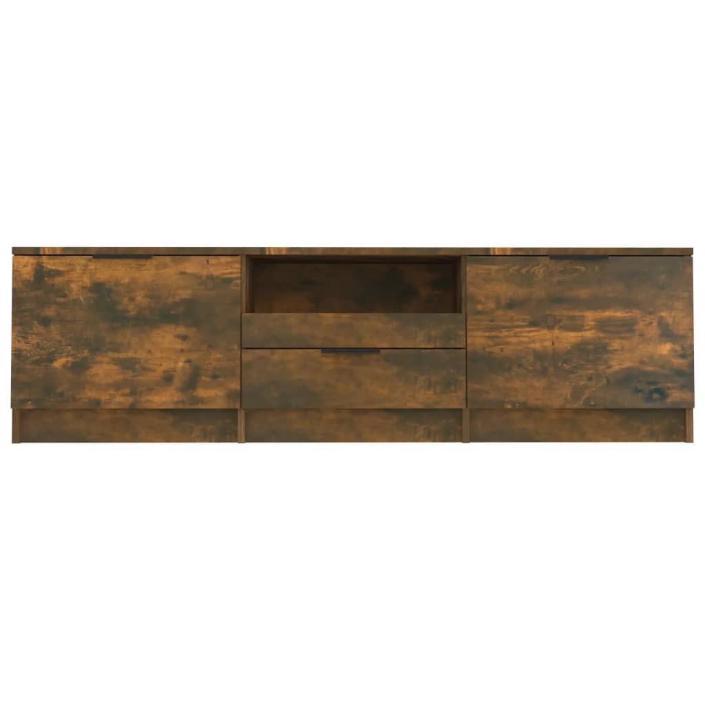 Televizora skapītis, dūmu ozols, 140x35x40cm, koks