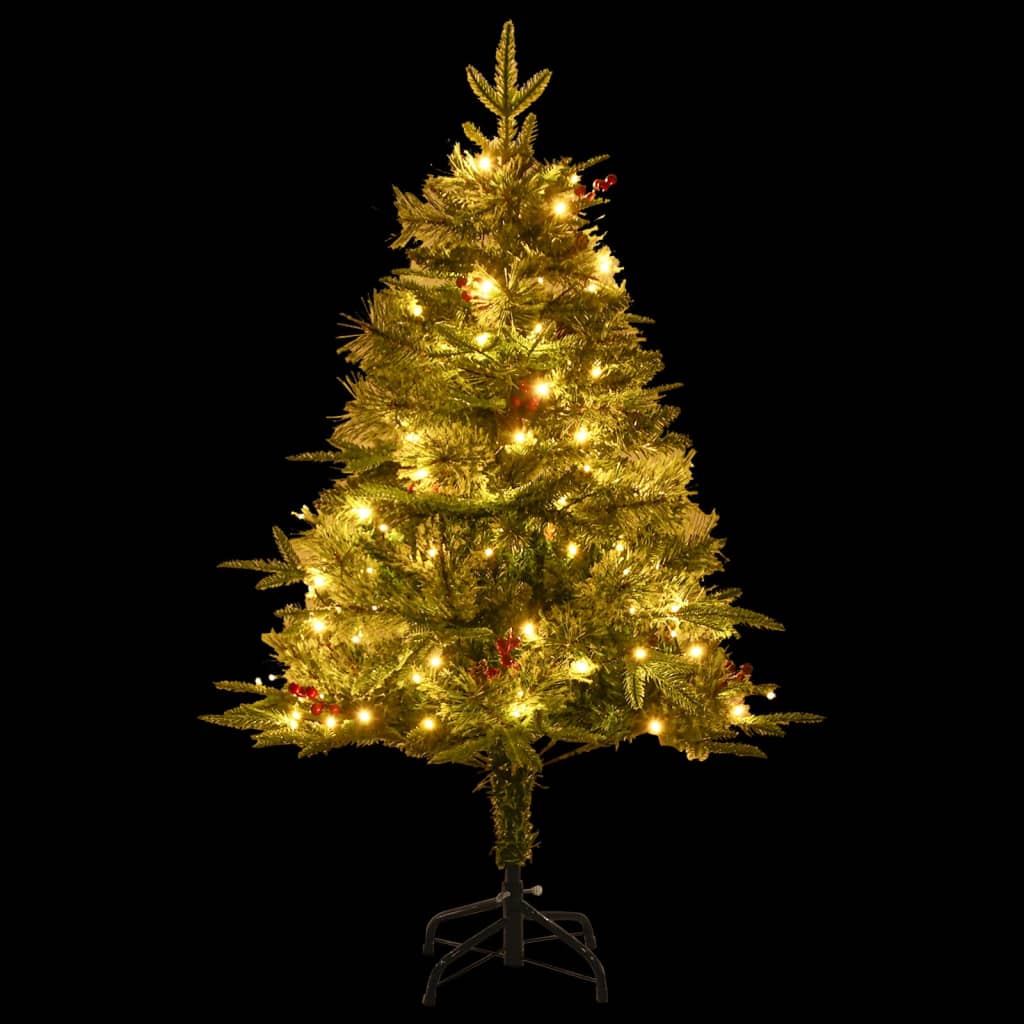 Christmas tree MOON SHINE, with pine cones, green, 120cm. with