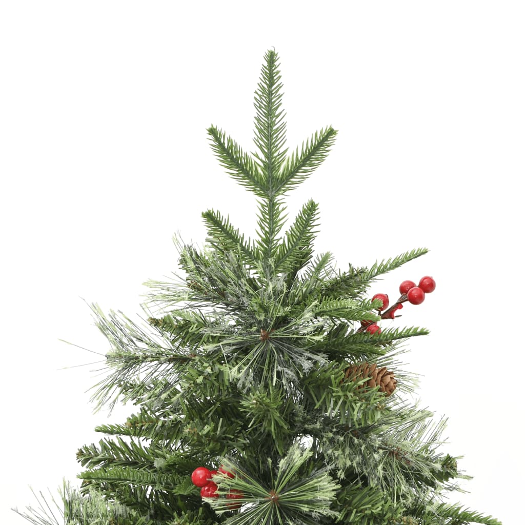 Christmas tree MOON SHINE, with pine cones, green, 120cm. with