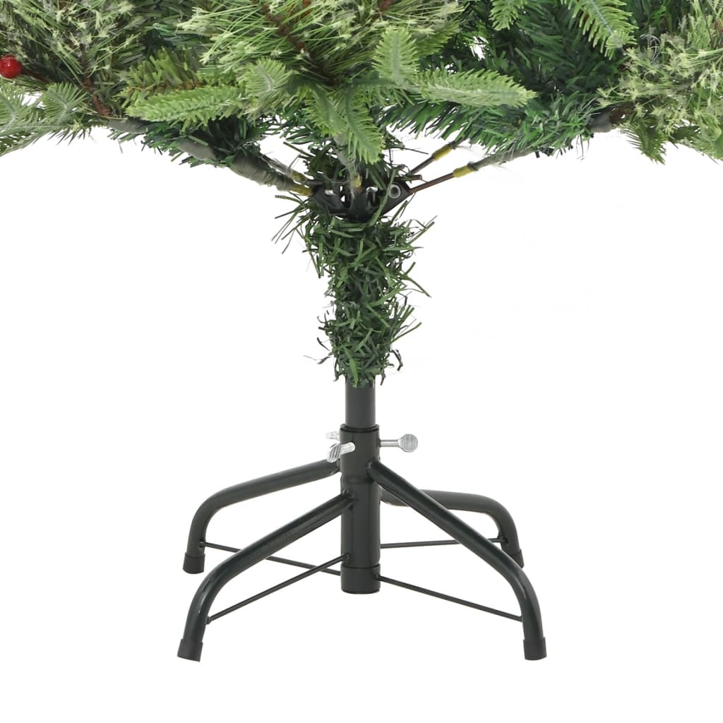 Christmas tree MOON SHINE, with pine cones, green, 120cm. with