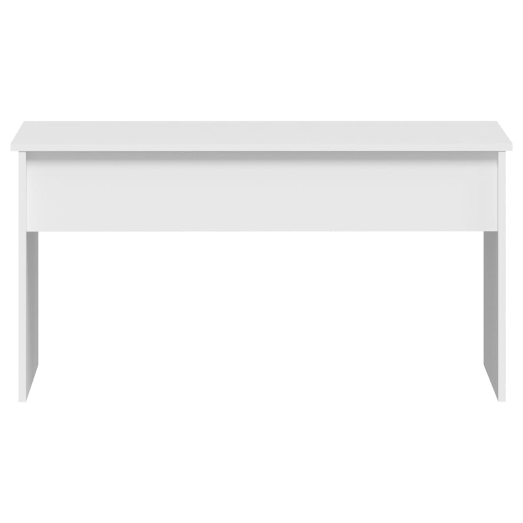 Coffee table, white, 102x50.5x52.5cm, engineered wood