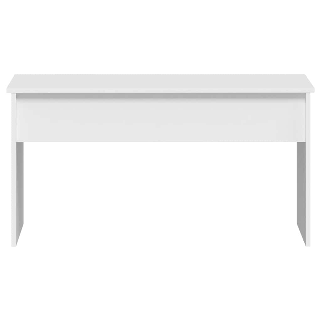 Coffee table, white, 102x50.5x52.5cm, engineered wood