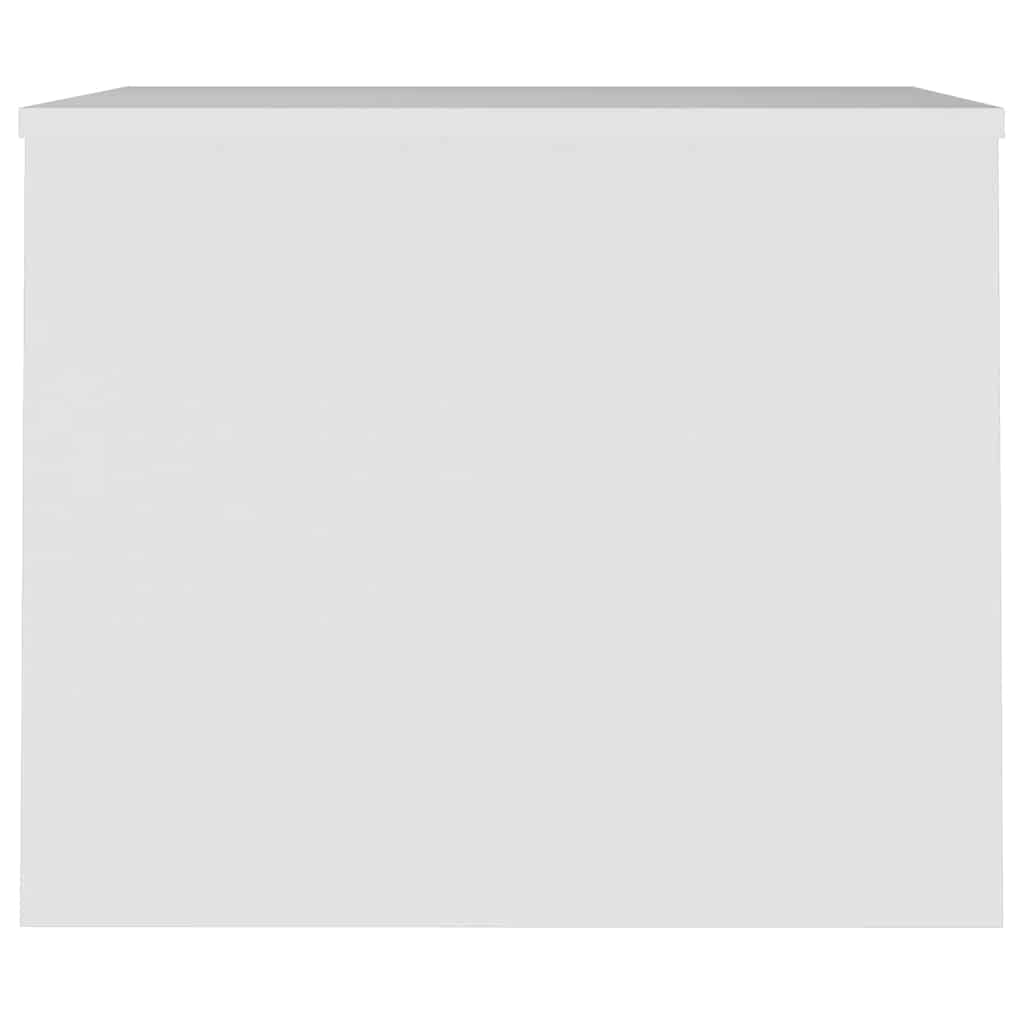 Coffee table, white, 80x50.5x41.5cm, engineered wood