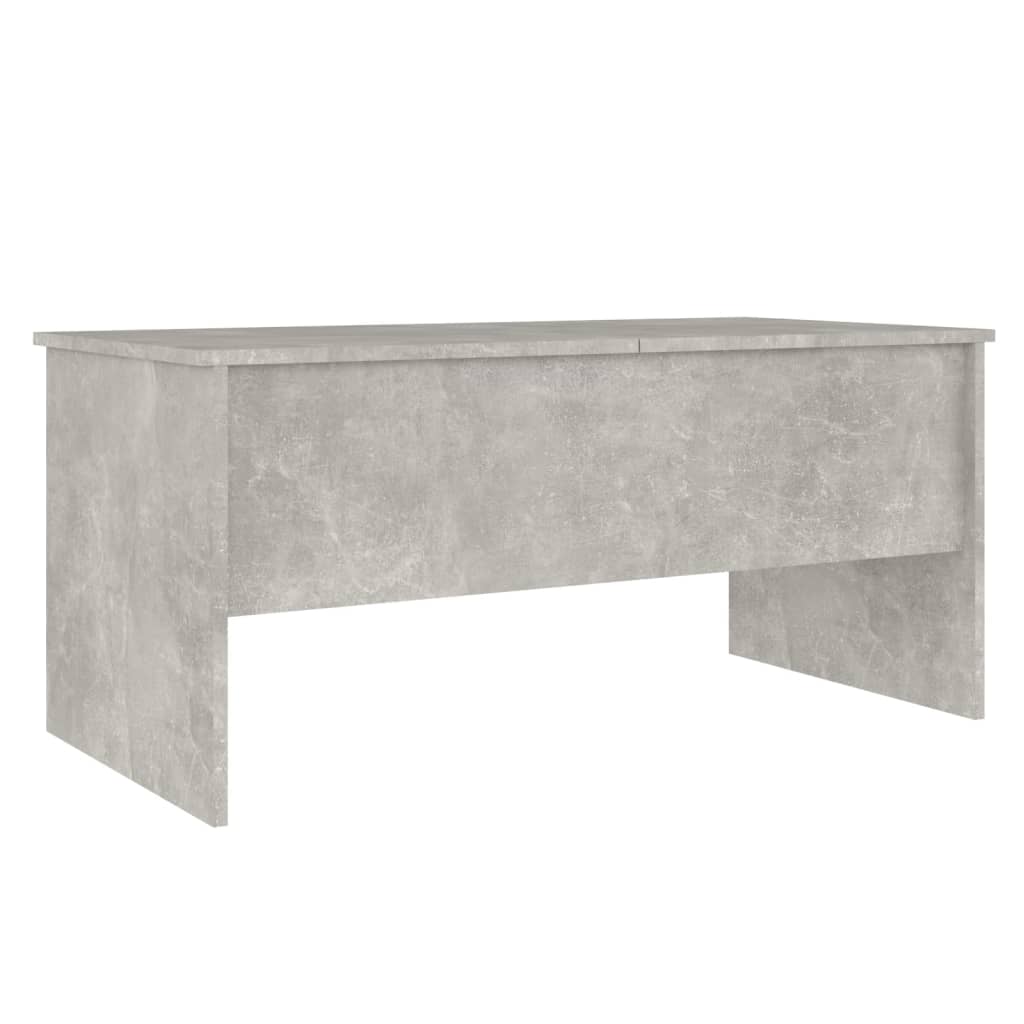 Kavos staliukas, betono pilkas, 102x50,5x46,5cm, mediena