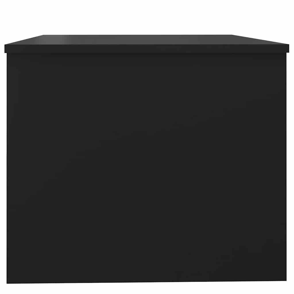 Coffee table, black, 80x50x42.5cm, engineered wood