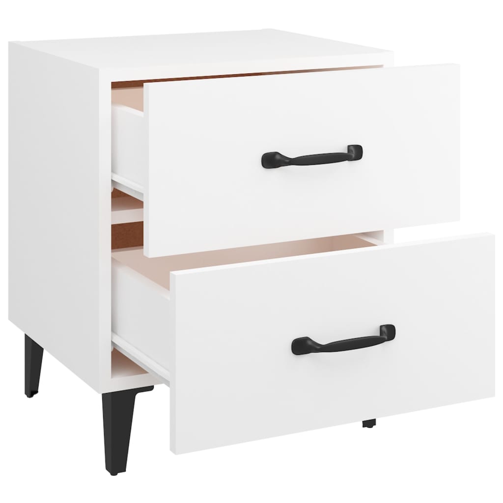 Nightstand, white, 40x35x47.5cm