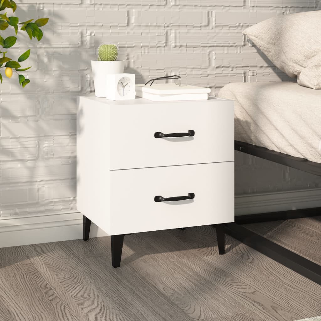 Nightstand, white, 40x35x47.5cm