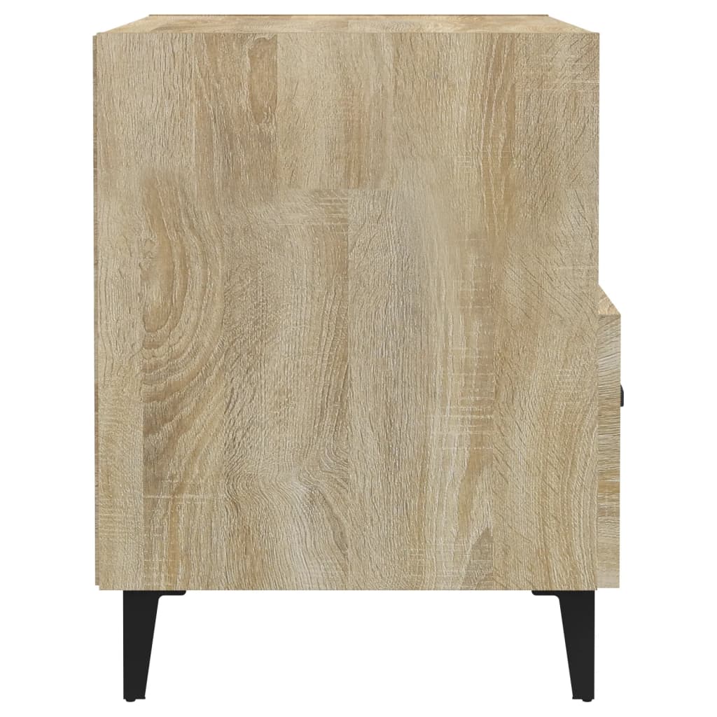 Nightstand, Sonoma oak, engineered wood
