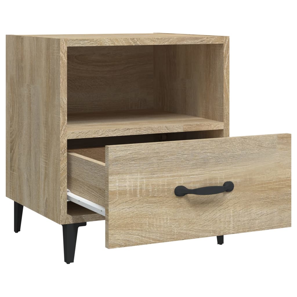 Nightstand, Sonoma oak, engineered wood