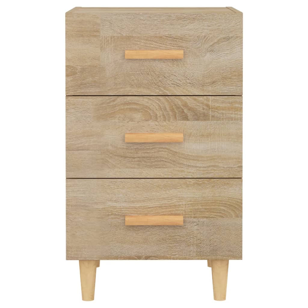 Nightstand, Sonoma oak, 40x40x66cm, engineered wood