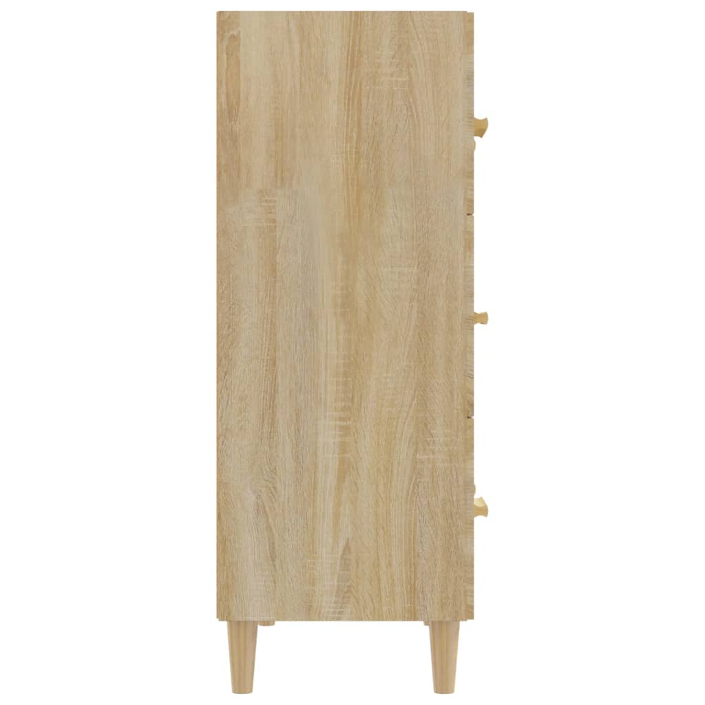 Sideboard, oak color, 70x34x90cm, engineered wood