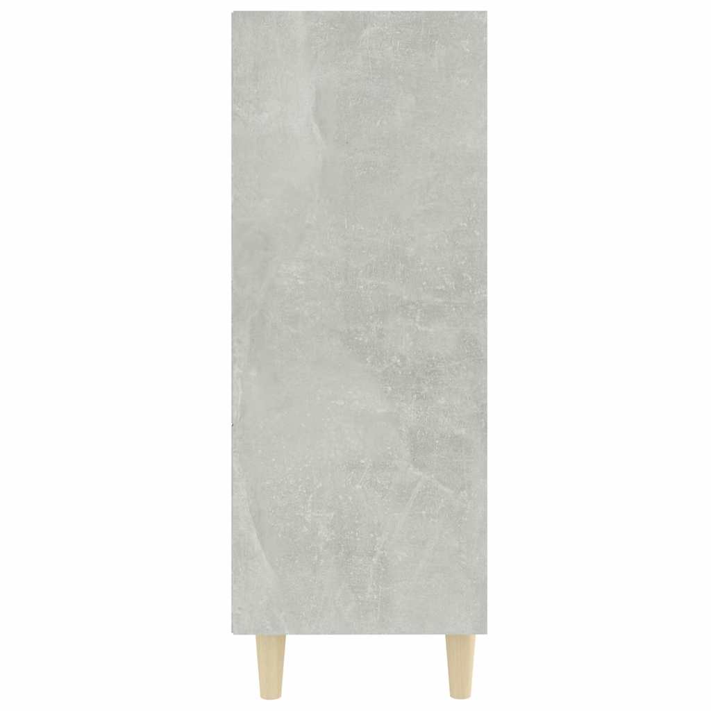 Šoninė spintelė, betono pilka, 69,5x32,5x90cm, apdirbta mediena