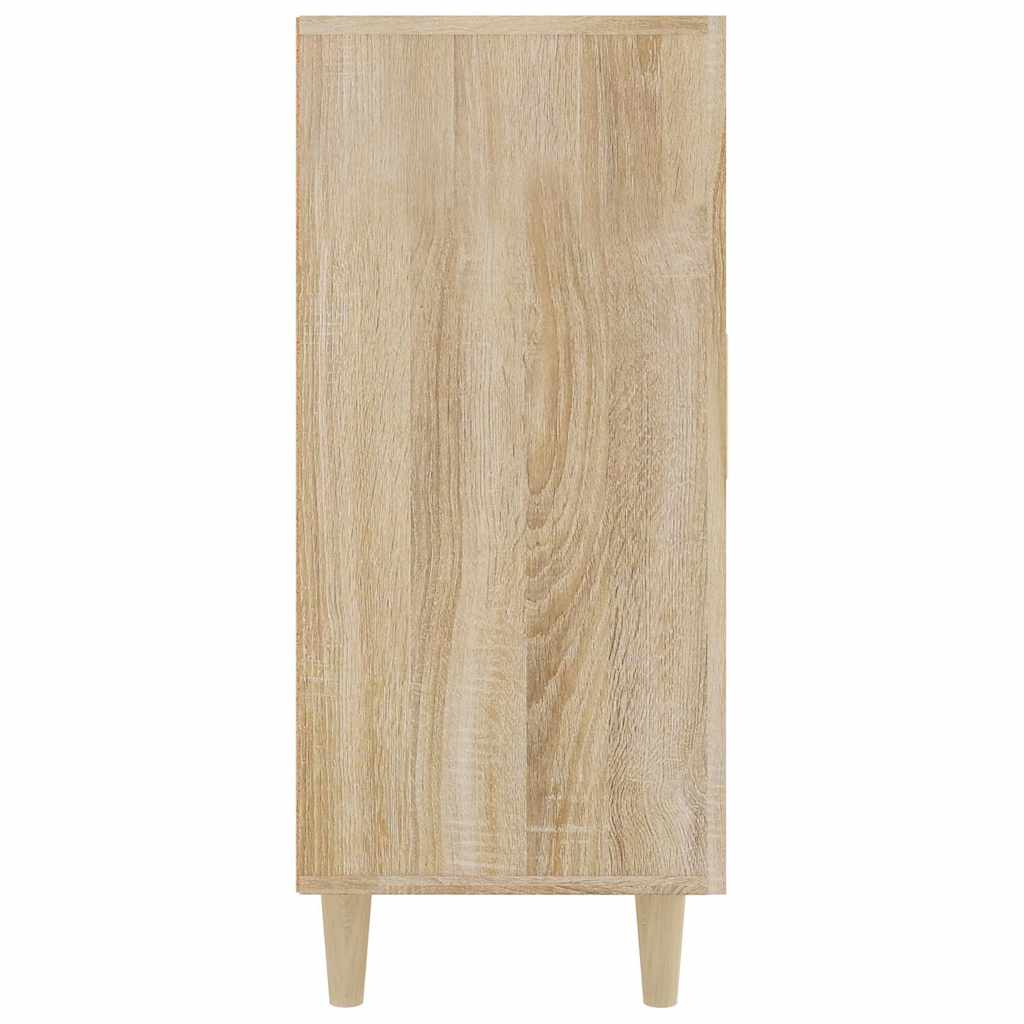 Sideboard, Sonoma oak, 90x34x80cm, engineered wood