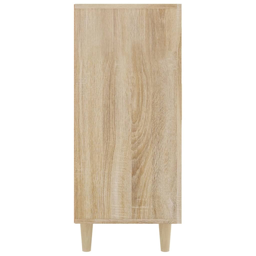 Sideboard, Sonoma oak, 90x34x80cm, engineered wood