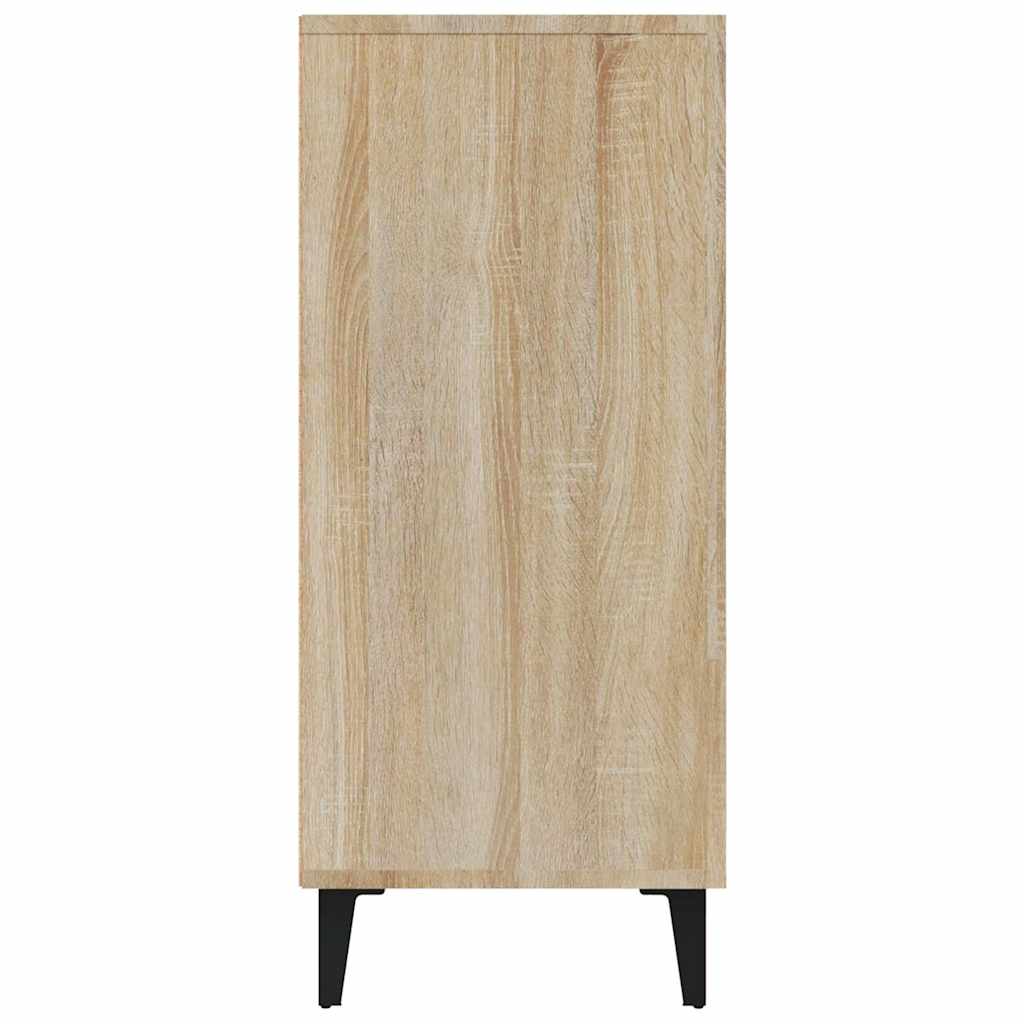 Sideboard, Sonoma oak, 90x34x80cm, engineered wood