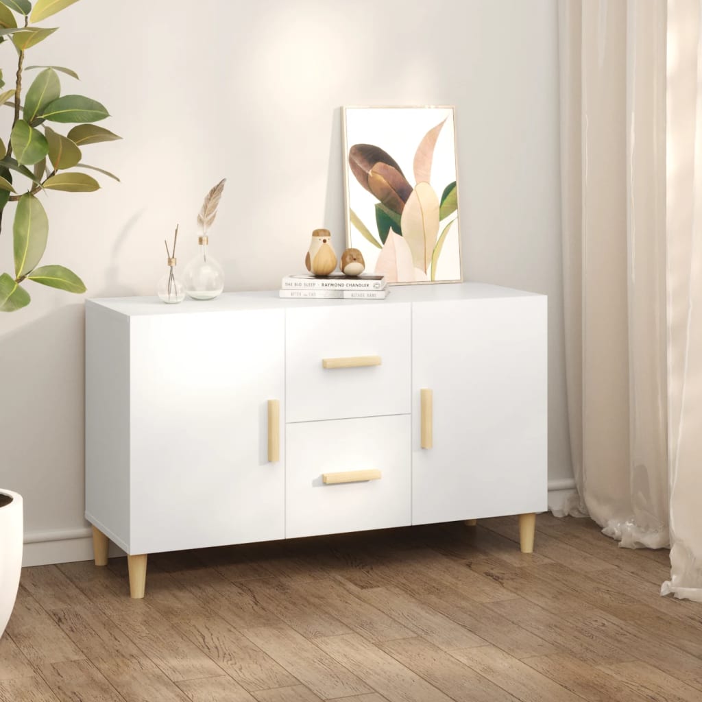 Šoninė spintelė, baltos spalvos, 100x36x60cm, apdirbta mediena