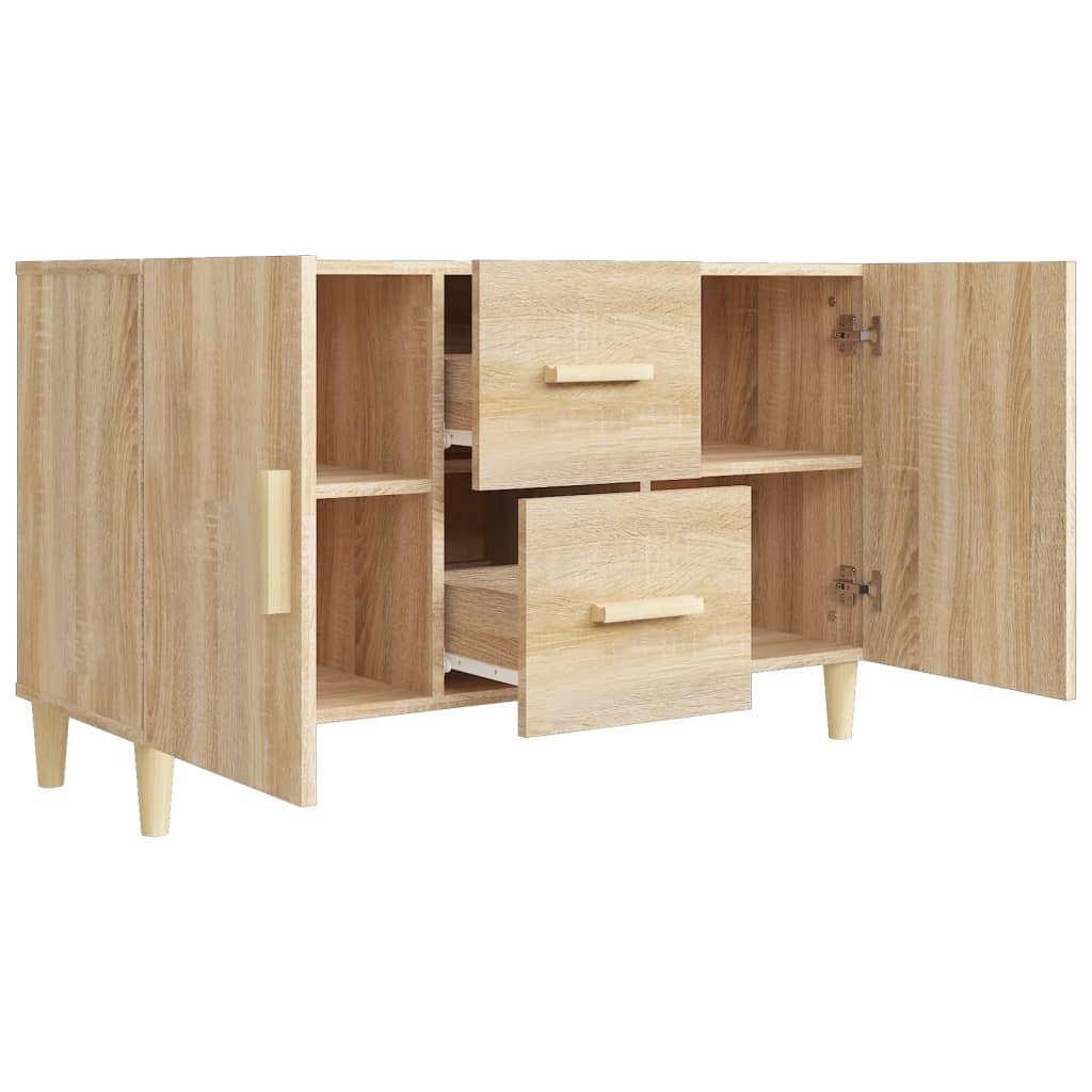 Sideboard, Sonoma oak, 100x36x60 cm, engineered wood