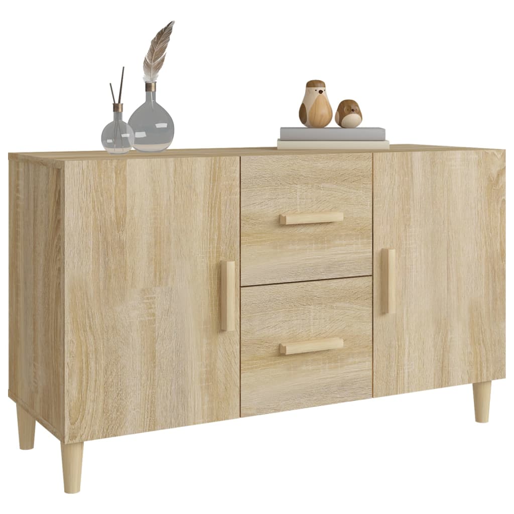 Sideboard, Sonoma oak, 100x36x60 cm, engineered wood