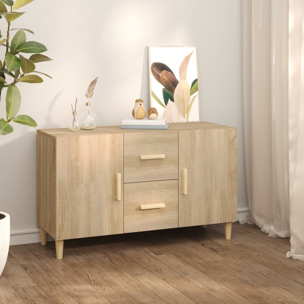 Sideboard, Sonoma oak, 100x36x60 cm, engineered wood