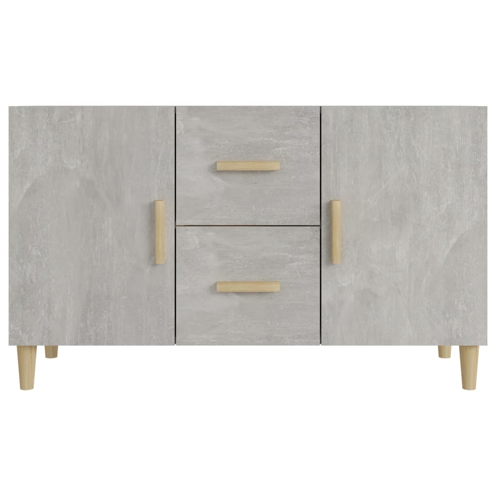 Side cabinet, concrete gray, 100x36x60cm, engineered wood