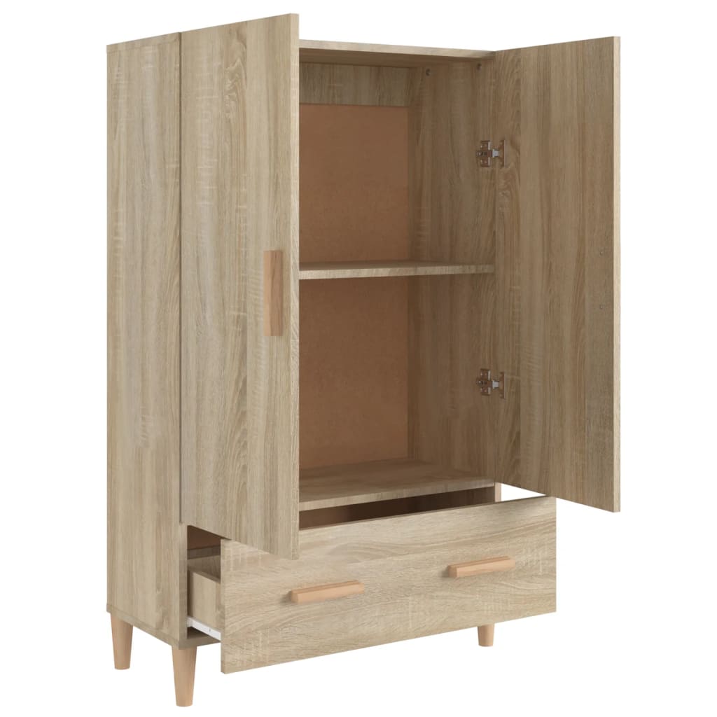 Chest of drawers, Sonoma oak, 70x31x115cm, engineered wood