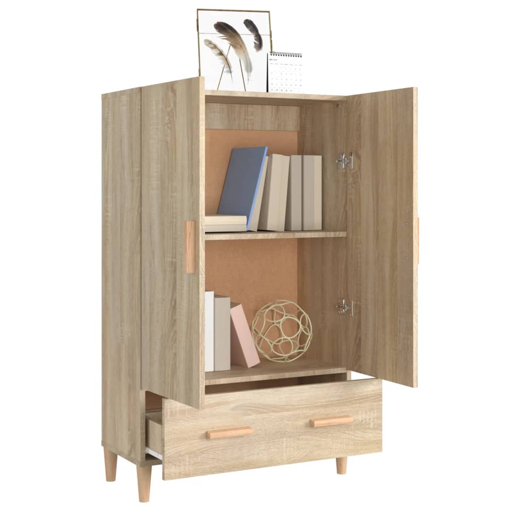 Chest of drawers, Sonoma oak, 70x31x115cm, engineered wood