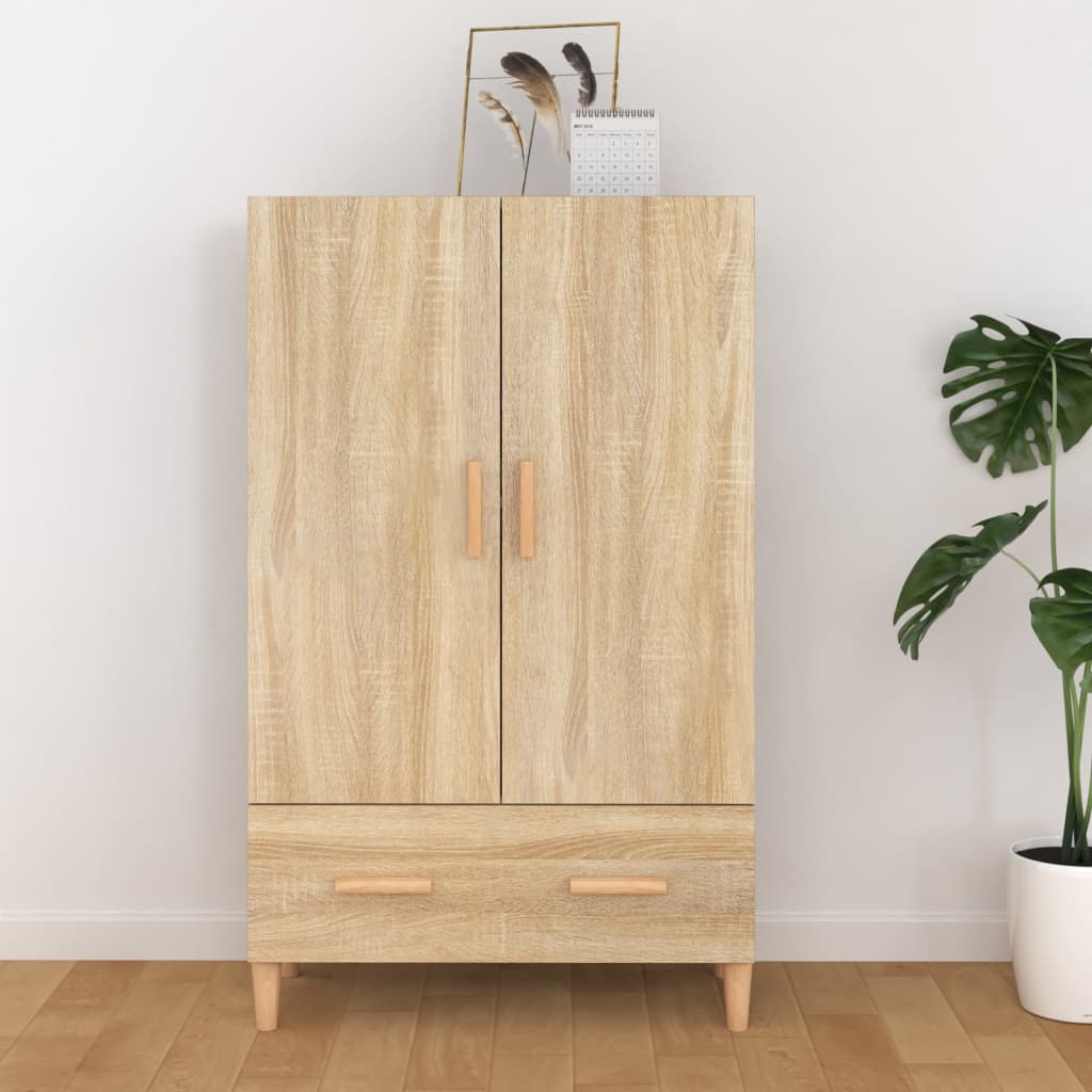 Chest of drawers, Sonoma oak, 70x31x115cm, engineered wood