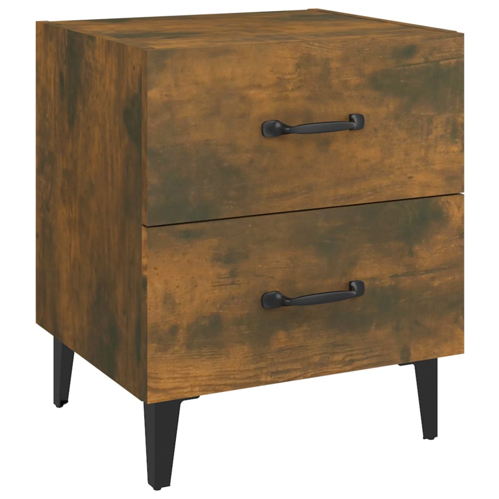 Nightstands, 2 pcs., smoky oak, 40x35x47.5cm