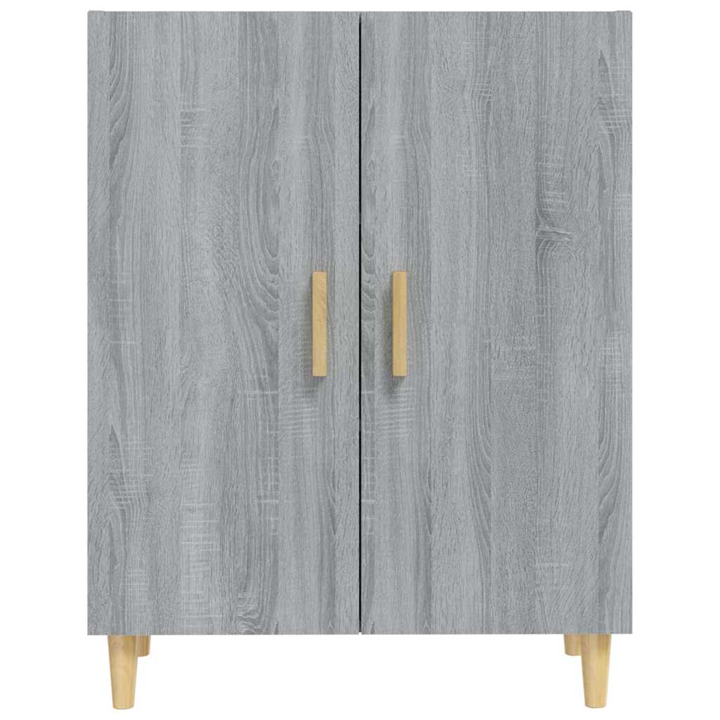 Sideboard, gray oak, 70x34x90cm, engineered wood