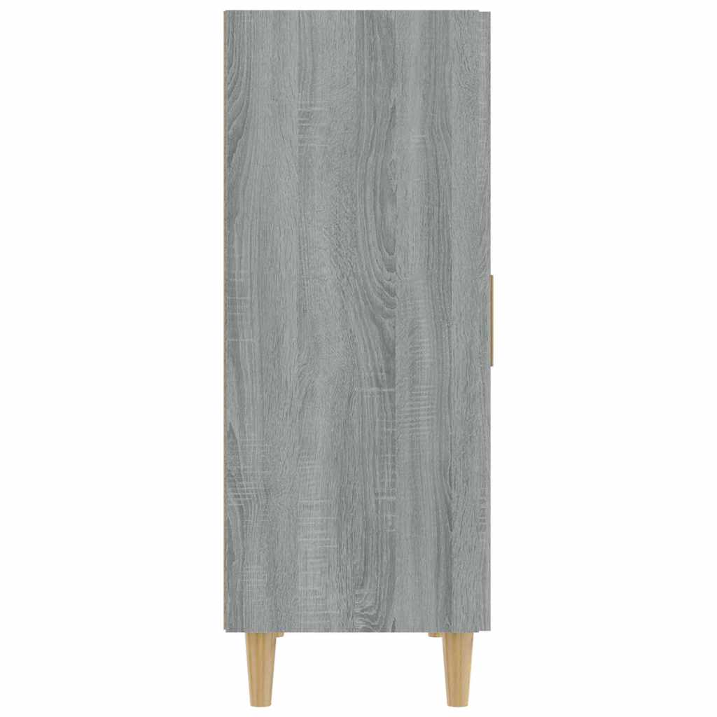 Sideboard, gray oak, 70x34x90cm, engineered wood