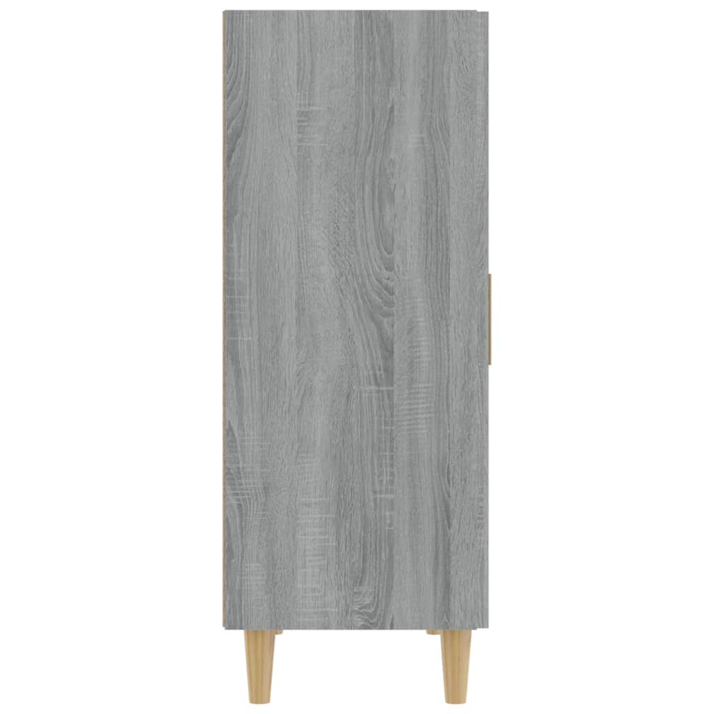 Sānu skapītis, pelēks ozols, 70x34x90 cm, apstrādāta koksne